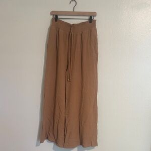 Tan Palazzo Pant Size Large